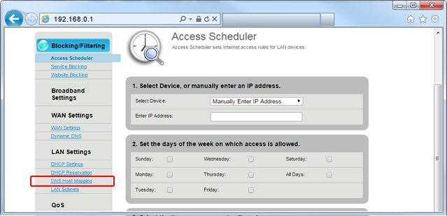 DNS Host Mapping Step 5