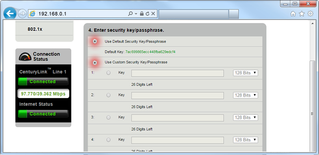 SSID setup - step 14